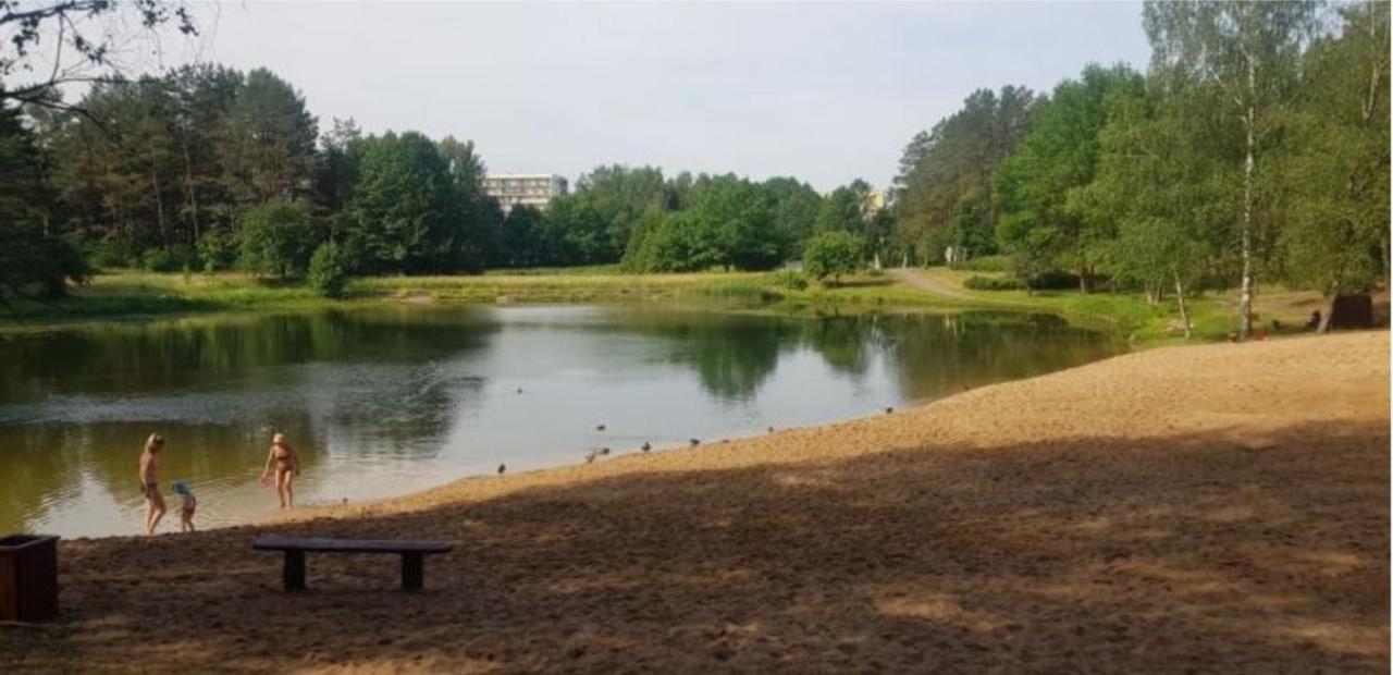Garden Studio By The Lake With Air-Con And Infrasauna Druskininkai Bagian luar foto