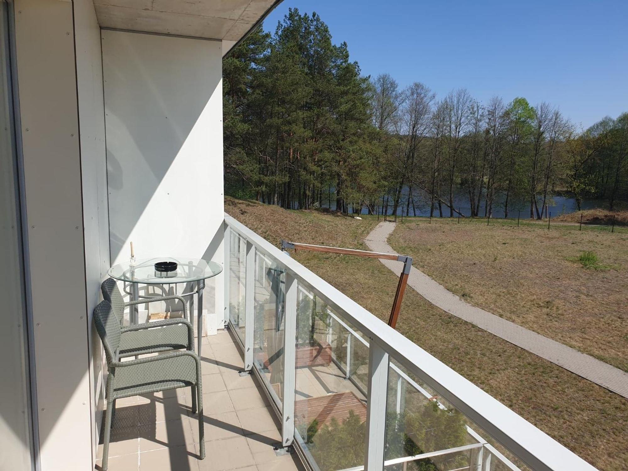 Garden Studio By The Lake With Air-Con And Infrasauna Druskininkai Bagian luar foto